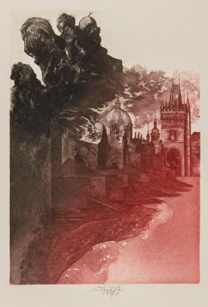 LADISLAV KUKLÍK (CZECH / BOHEMIAN 1947*) - Charles Bridge