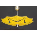 Napako designer glass lamp - umbrella type 1970s Czechoslovakia