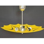 Napako designer glass lamp - umbrella type 1970s Czechoslovakia