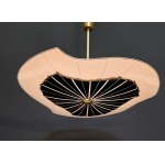 Napako designer glass lamp - umbrella type 1970s Czechoslovakia