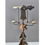 Collectible Christmas ornament - Advent candle holder - 1970s