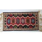 Hand-woven Hutsul wool Kilim - Eastern Carpathians mid-20th century.
