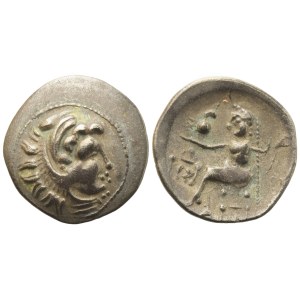 Celtic. Danubian Celts, Drachm, mid III century BC; AR (3,12 g; 18,5 mm)