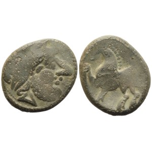 Celtic. Eastern Europe, Tetradrachm, c. III century BC; Æ (9,70 g; 24,8 mm)