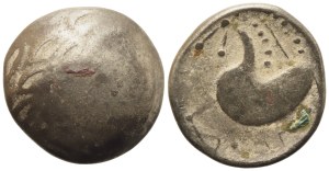 Celtic. Eastern Europe, Tetradrachm, c. II century BC; AR (7,78 g; 20 mm)