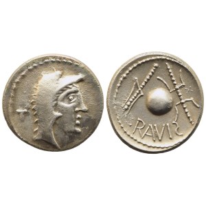 Celtic. Eastern Europe, Eravisci, Denarius, I century BC; AR (3,26 g; 17,4 mm)