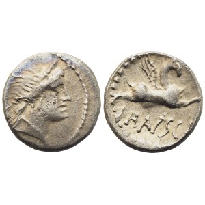Celtic. Eastern Europe, Eravisci, Denarius, c. 65-50 BC; AR (3,32 g; 16,7 mm)