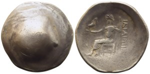 Celtic. Lower Danube, Uncertain Celtic Tribe, Tetradrachm, c. III-II century BC; AR (14,74 g; 29 mm)