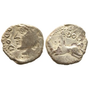 Celtic. Gallia, Sequani, Quinarius, mid I century BC; AR (1,85 g; 14 mm)