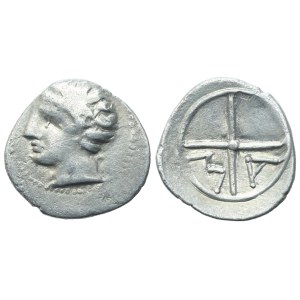 Gaul, Massalia, Obol, 220-121 BC; AR (0,67 g; 11,1 mm)