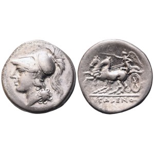 Campania, Cales, Nomos, c. 265-240 BC; AR (7,09 g; 22,5 mm; 6 h)