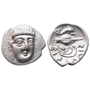 Campania, Phistelia, Obol, c. 325-275 BC; AR (0,64 g; 10,5 mm; 3 h)