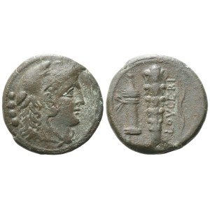 Apulia, Luceria, Triens (c. 211-200 BC); Æ (12,46 g; 24,3 mm; 6 h)