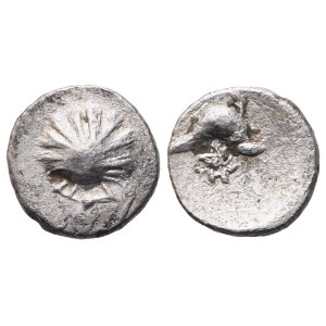 Calabria, Tarentum, Hemilitron, 325-280; AR (0,26 g; 7 mm; 4 h)