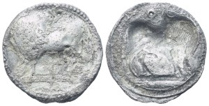 Lucania, Sybaris, Stater, 550-510; AR (5,62 g; 28,2 mm)