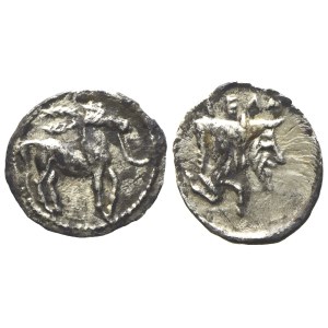 Sicily, Gela (475-460 BC), Litra; AR (0,53 g; 11,6 mm; 10 h)