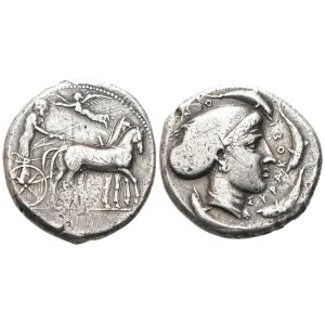 Sicily, Syracuse, 466-405 BC, Tetradrachm, c. 425-420 BC; AR (17,05 g; 26 mm)