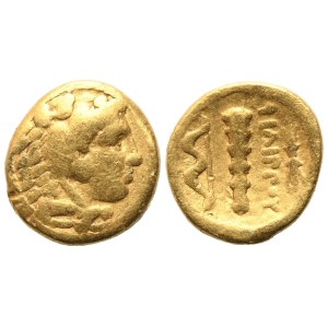 Kings of Macedon, Philip II (359-336 BC), Gold 1/4 Stater, Pella, c. 340-328; AV (2,08 g; 10,4 mm; 10 h)