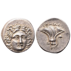 Kings of Macedon, Perseus (179-168 BC), Rhodian Drachm; AR (2,68 g; 15 mm; 6 h)