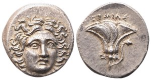 Kings of Macedon, Perseus (179-168 BC), Rhodian Drachm; AR (2,68 g; 15 mm; 6 h)