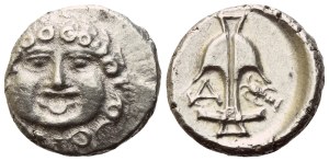 Thrace, Apollonia Pontica, Drachm, c. 480-450 BC; AR (2,84 g; 13,8 mm; 8 h)