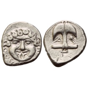 Thrace, Apollonia Pontica, Drachm, c. 480-450 BC; AR (3 g; 15,5 mm; 11 h)