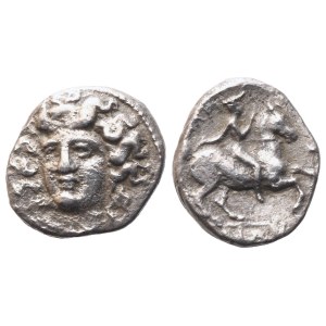 Thessaly, Larissa , Obol, c. 380-365 BC; AR (1,08 g; 12 mm)