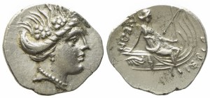 Euboia, Histiaia (c.ca 196-146 BC), Tetrobol; AR (1,60 g; 14,8 mm; 12 h)