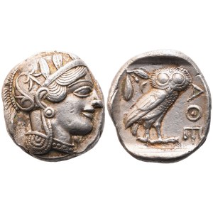 Attica, Athens, Tetradrachm, c. 440-404 BC; AR (17,14 g; 25 mm; 6 h)