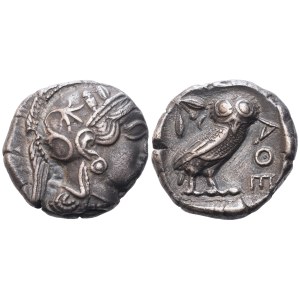 Attica, Athens (440-404 BC), Tetradrachm; AR (16,90 g; 25,1 mm; 8 h)