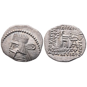Kings of Parthia, Artabanos II (75-62 BC), Drachm; AR (3,40 g; 19,5 mm; 12 h)