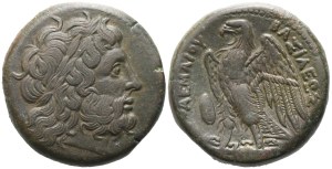Ptolemaic Kings of Egypt, Ptolemy II Philadelphos (285-246 BC), Bronze, Uncertain mint in Sicily, c. 264-263; Æ (17,19 g; 24,7 mm; 12 h)