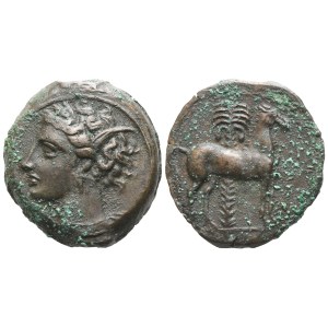 Carthage, c. 325-300 BC, Æ (3,30 g; 16,2 mm; 12 h)