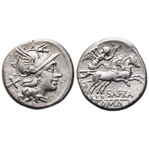 Spurius Afranius, Denarius, 150 BC; AR (3,88 g; 18,1 mm; 10 h)