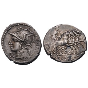 M. Baebius Tampilus, Denarius, 137 BC; AR (3,98 g; 20 mm; 9 h)