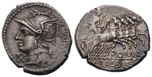 M. Baebius Tampilus, Denarius, 137 BC; AR (3,98 g; 20 mm; 9 h)