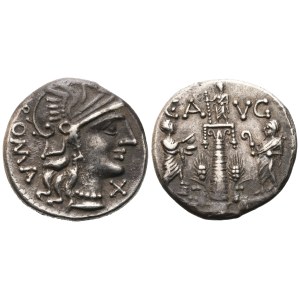 C. Minucius Augurinus, Denarius, 135 BC; AR (3,92 g; 18,3 mm; 6 h)