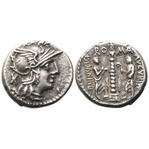 Ti. Minucius Augurinus, Denarius, 134 BC; AR (4 g; 18 mm; 12 h)