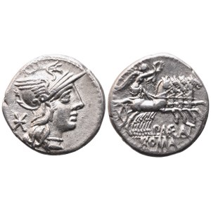 P. Maenius Antias (or Antiaticus), Denarius, 132 BC; AR (3,88 g; 19,4 mm; 3 h)