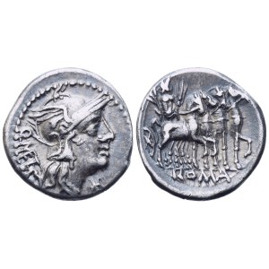 M. Caecilius Metellus, Denarius, Rome, 130 BC; AR (3,88 g; 19 mm; 12 h)