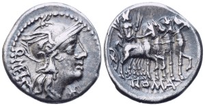 M. Caecilius Metellus, Denarius, Rome, 130 BC; AR (3,88 g; 19 mm; 12 h)