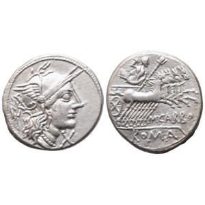 M. Papirius Carbo, Denarius, Rome, 122 BC; AR (3,89 g; 18,9 mm; 10 h)