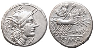 M. Papirius Carbo, Denarius, Rome, 122 BC; AR (3,89 g; 18,9 mm; 10 h)