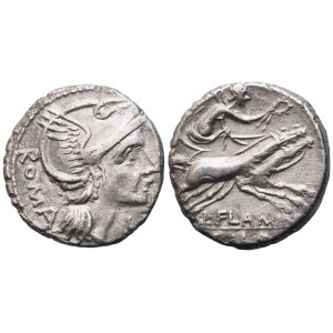 L. Flaminius Cilo, Denarius, 109-108 BC; AR (3,67 g; 17,5 mm; 5 h)