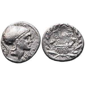 Q. Lutatius Cerco, Denarius, Rome, 109-108 BC; AR (3,68 g; 20 g; 2 h)