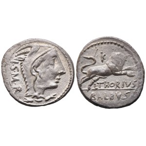 L. Thorius Balbus, Denarius, Rome, 105 BC; AR (3,96 g; 19,5 mm; 9 h)
