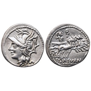 L. Appuleius Saturninus, Denarius, 104 BC; AR (3,89 g; 19,5 mm; 3 h)