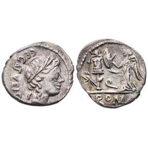 C. Egnatuleius, Quinarius, 97 BC; AR (1,83 g; 16 mm; 5 h)