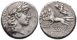 C. Vibius Pansa, Denarius, 90 BC; AR (3,65 g; 17,7 mm; 12 h)