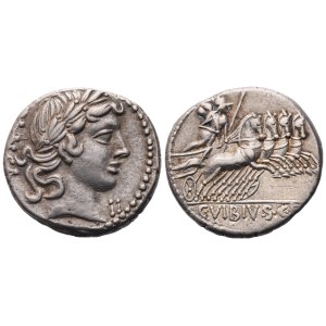 C. Vibius Pansa, Denarius, Rome, 90 BC; AR (3,99 g; 17,7 mm; 12 h)